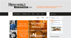 Desktop Screenshot of newworldwinemaker.com